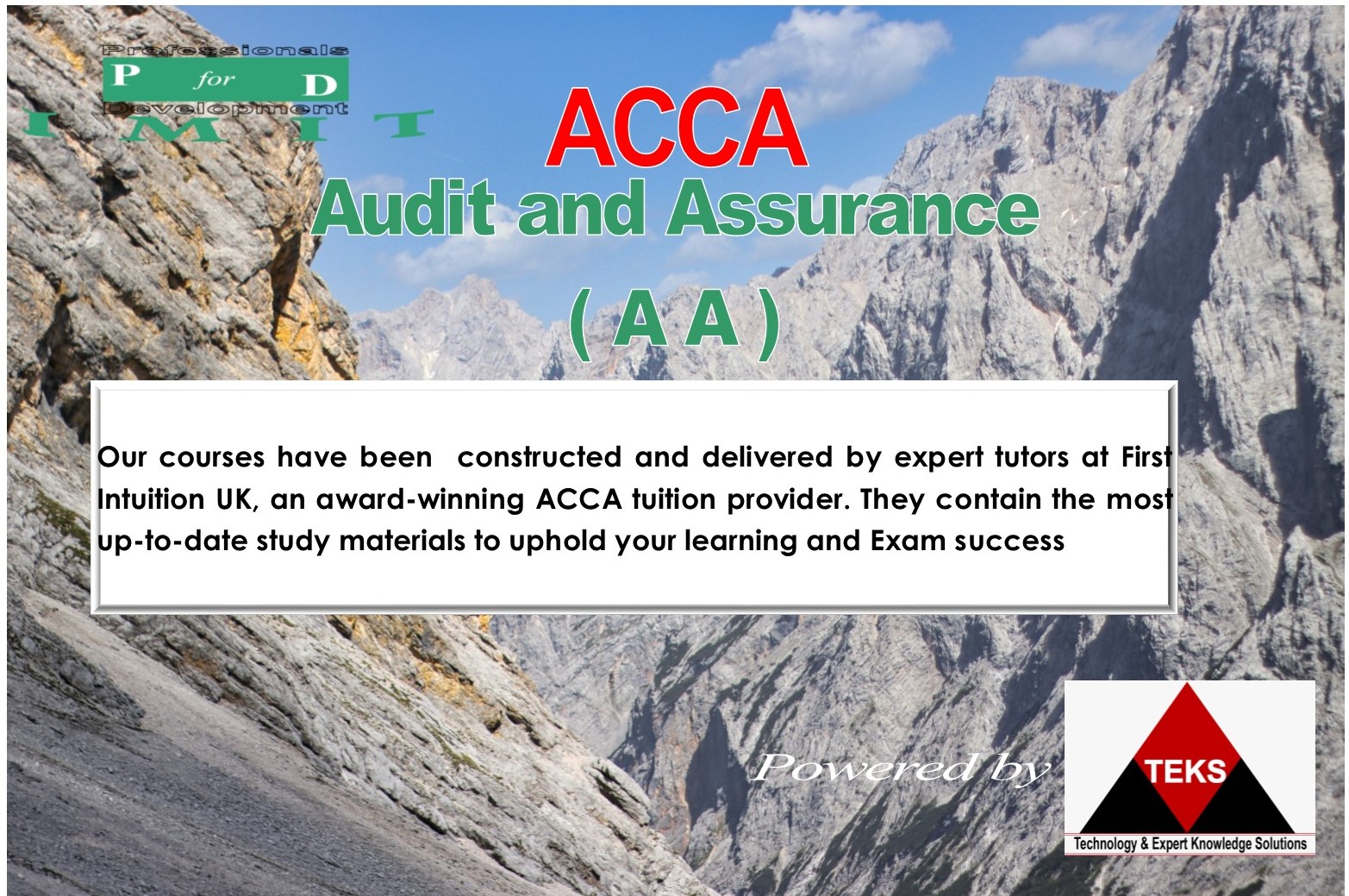 ACCA Module AA Landing Page