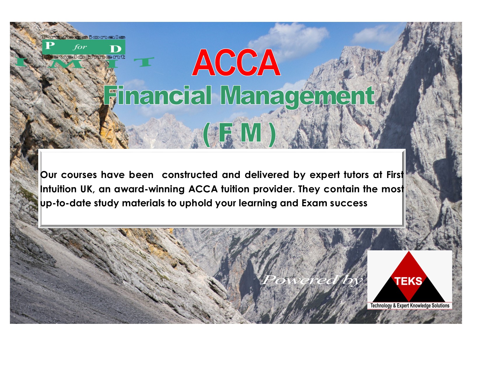 ACCA Module FM Landing Page